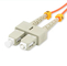 OM1 62.5/125 LC To SC Duplex LSZH Fiber Optic Patch Cords