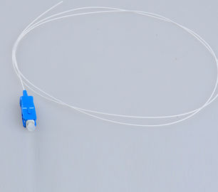 Fiber optical pigtail SC/UPC singlemode G652D simplex 0.9mm white LSZH cable