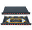19 inch size Fixed type Rack-mount ODF Fiber Optic Patch Panel in black color cold-rolling steel sheet