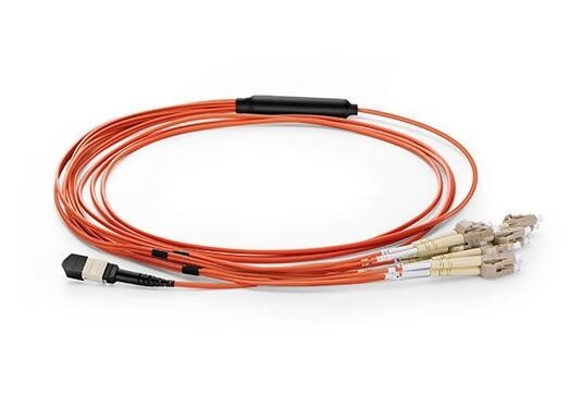 0.5M Mutilmode OM1 OM2 OM4 MPO LC DX Fanout Cable