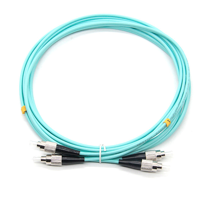 3.0mm Aqua Green MultiMode OM3 Duplex Fiber Patch Cord