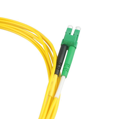 9/125 SM Duplex Lc Apc To Lc Apc 3.0mm Fiber Patch Cords