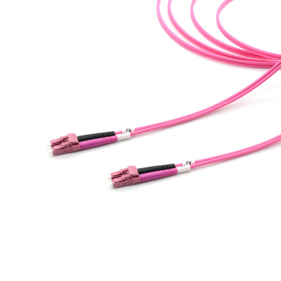 LC Upc To LC Upc Multimode OM4 3.0mm Fiber Optic Patch Cords