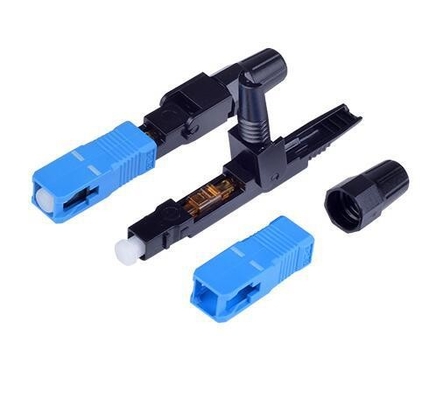 Pre Embedded Ftth 3.0mm Sc Upc Fast Connectors Assembly