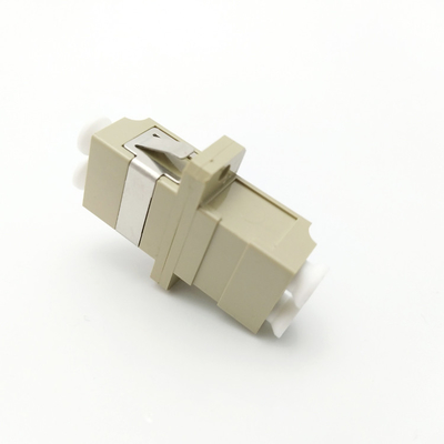 Multimode Beige LC PC Duplex OM1 OM2 Fiber Optic Coupler