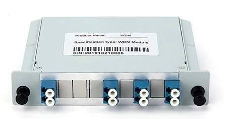 LC UPC 4ch CWDM Coarse Wavelength Division Multiplexer