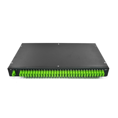Fixed Rack Mounted 1U 1X32 PLC Splitter FTTH Patch panel