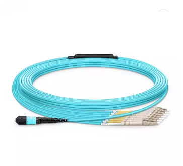 8-24 Fibers MTP-12 LC/SC/FC/ST OM3 50/125 MM US Conec MTP Elite Cable Breakout