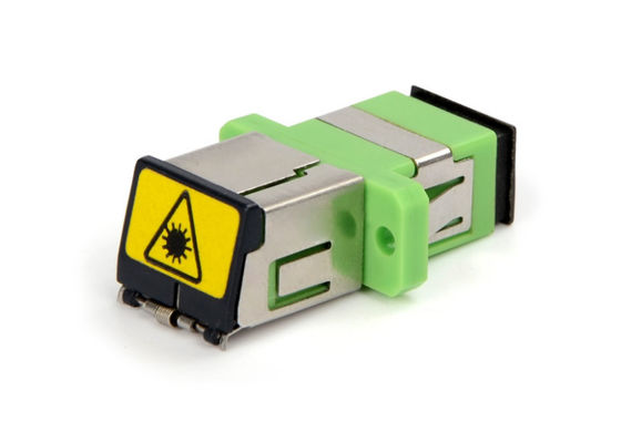 Metal Housing Flange UPC APC SC Auto Shutter Adaptor