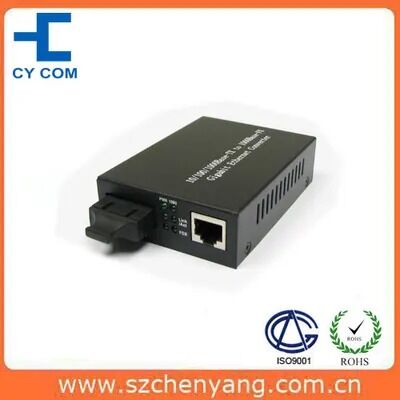 کیفیت مبدل رسانه فیبر نوری (10/100/1000Base-Tx به 1000Base-SX 850nm چند حالته 220/550M) کارخانه