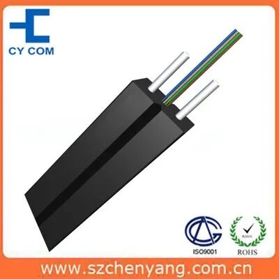 کیفیت کابل فیبر نوری افتادن FTTH داخلی 4 هسته ای LSZH کارخانه